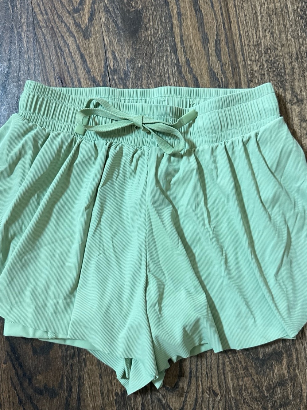 JoyLab Mint Green Elastic Drawstring Athletic Shorts